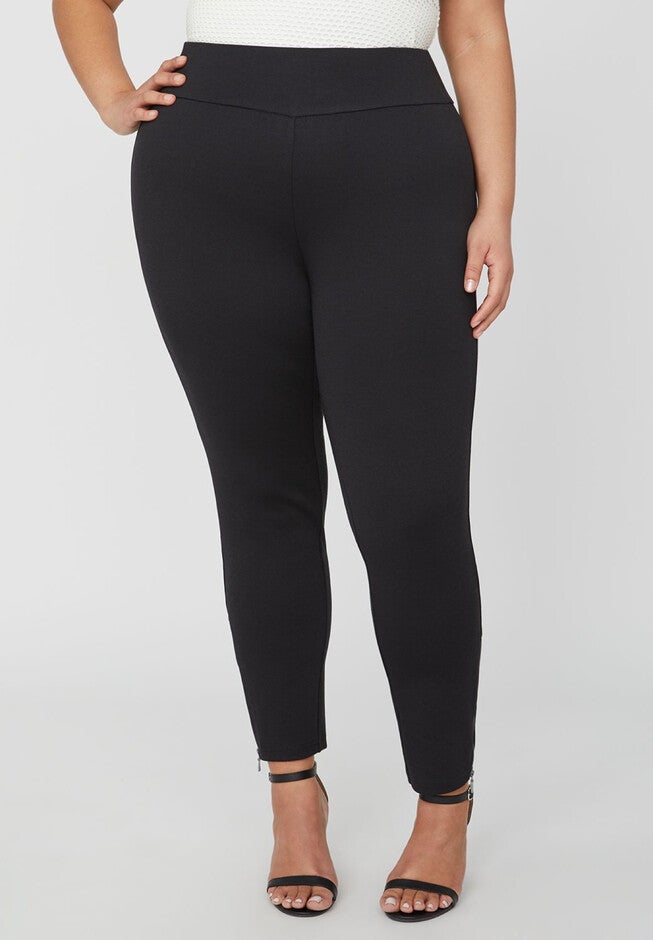Curvy Collection Ponte Pant, BLACK, hi-res image number null