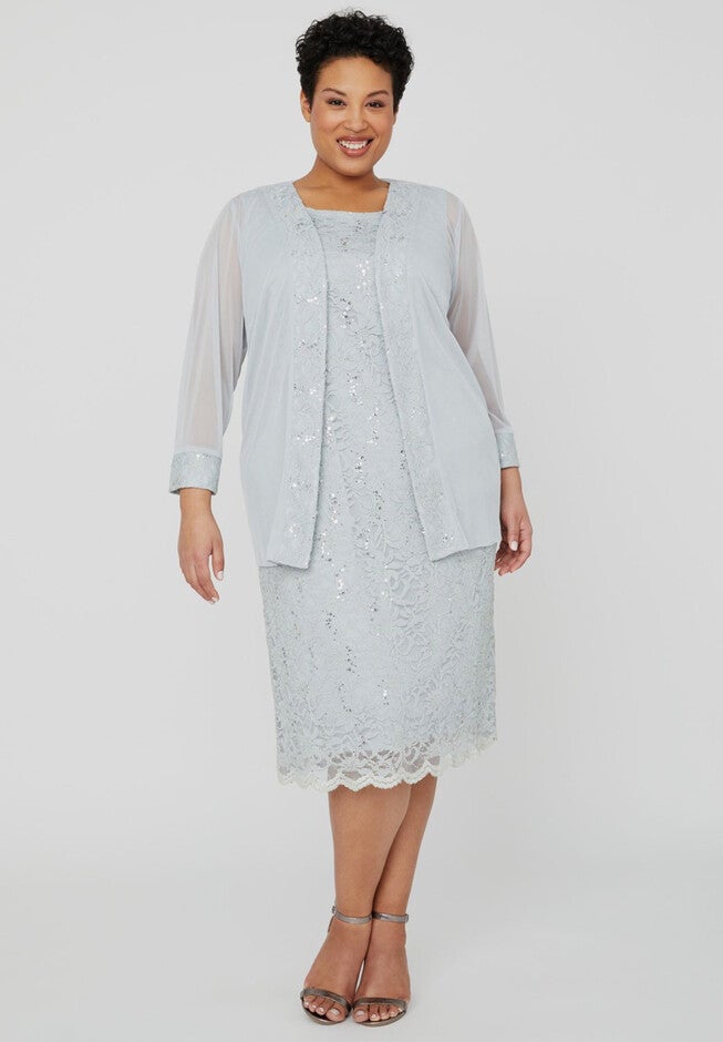 Silver Springs Kimono Dress, OMINOUS GREY, hi-res image number null