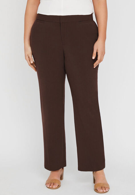 Right Fit Pant (Moderately Curvy), CHOCOLATE GANACHE, hi-res image number null