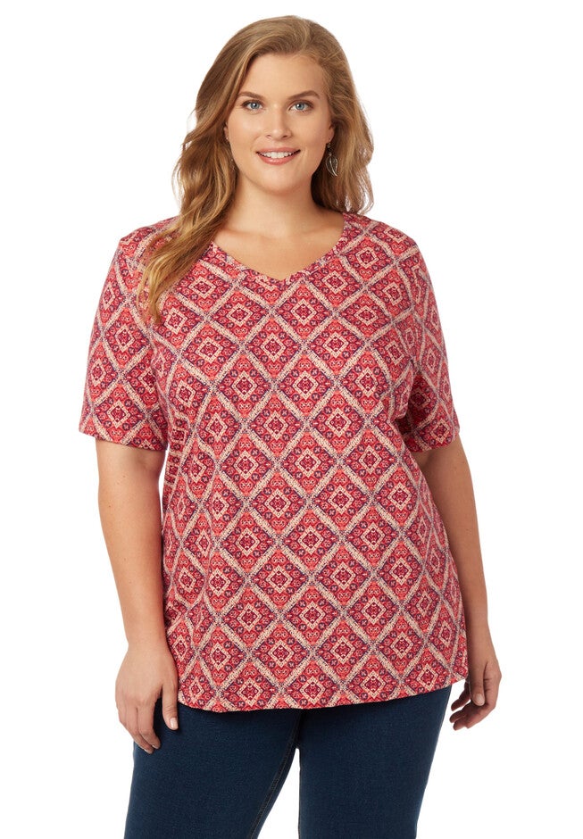 Diamond Short-Sleeve Tee, STARFISH, hi-res image number null