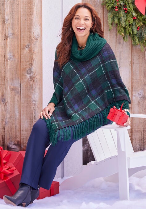 Fringe Poncho Duet, , alternate image number null