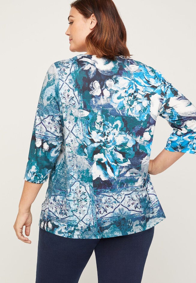 Crochet Shimmer Impression Top, , on-hover image number 1