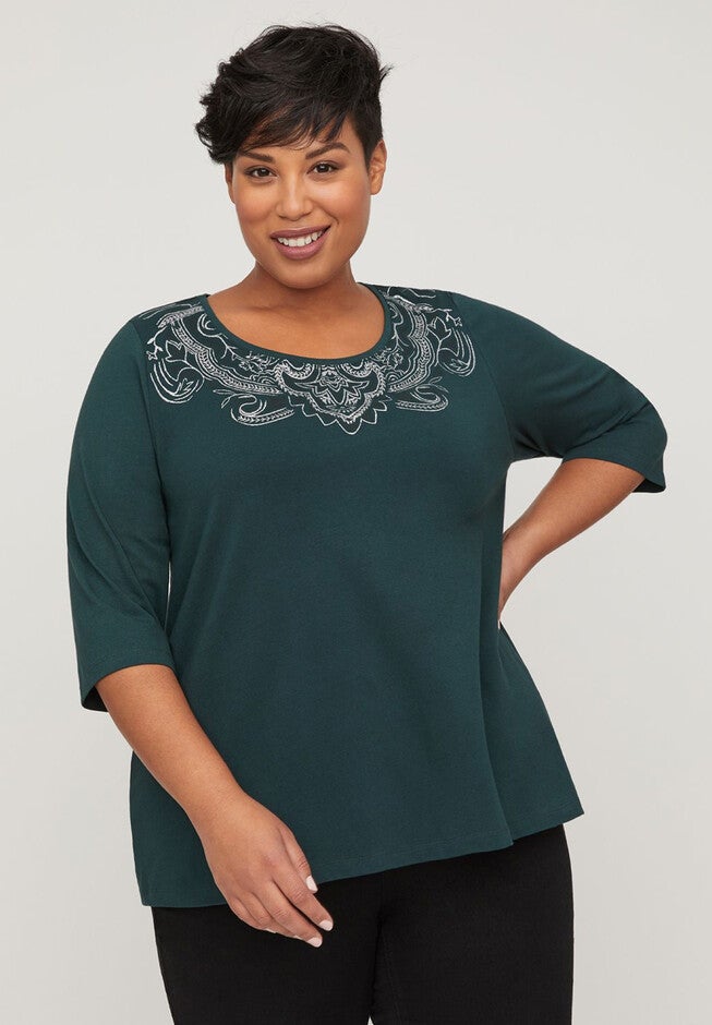 Whimsical Forest Top, WHIMSICAL FOREST, hi-res image number 0