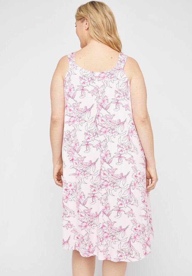 Hibiscus Bliss Sleep Gown, , on-hover image number null