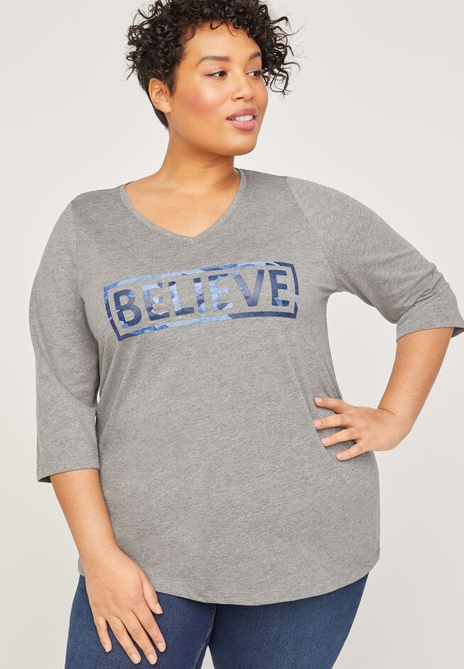 Bright Believe Tee, BELIEVE CAMO, hi-res image number null