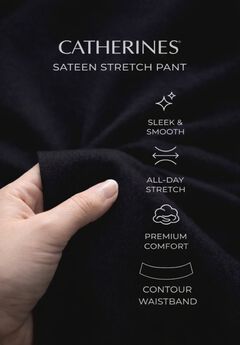 Plus Size Solid Color Dress Pants