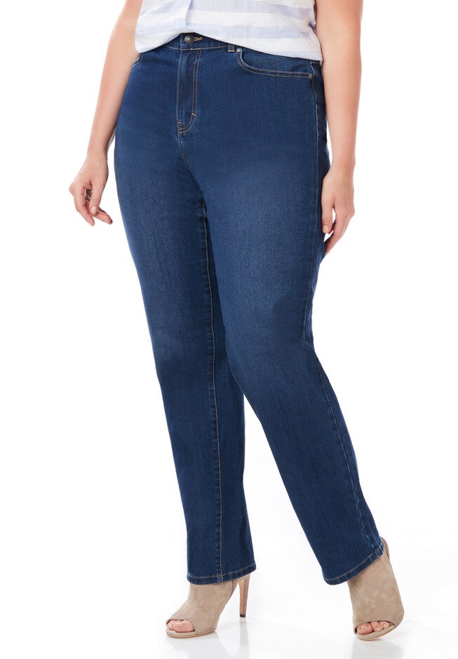 Right Fit Jean (Curvy), BRIGHT BLUE, hi-res image number 0