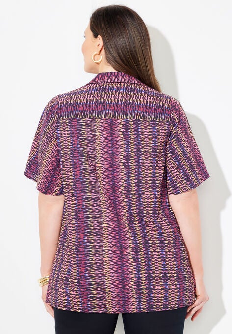 Timeless Short Sleeve Blouse, , on-hover image number null
