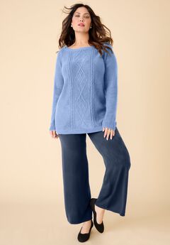 Cashmiracle&trade; Cable Sweater
