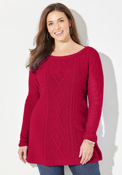 Cashmiracle™ Cable Sweater