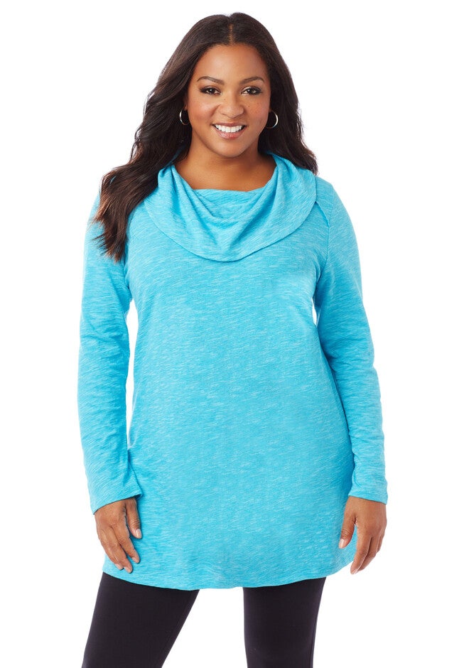 Namaste Cowlneck, TEAL, hi-res image number null