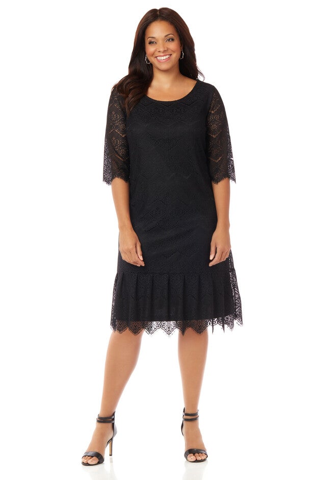 Soft Focus Dress, BLACK, hi-res image number null