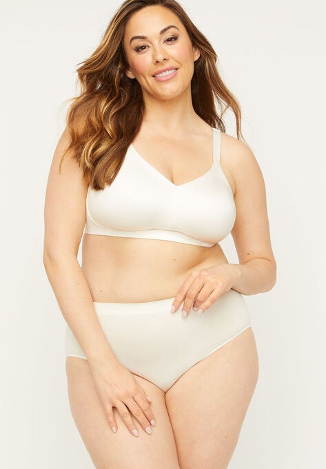 Seamless Hi-Cut Brief, WINTER WHITE, hi-res image number null