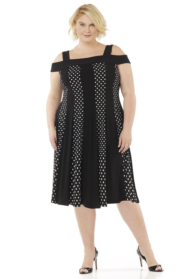 Vintage Flair Dress, BLACK, hi-res image number null