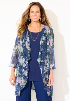 2-Piece Cardigan & Tank Twinkle Set