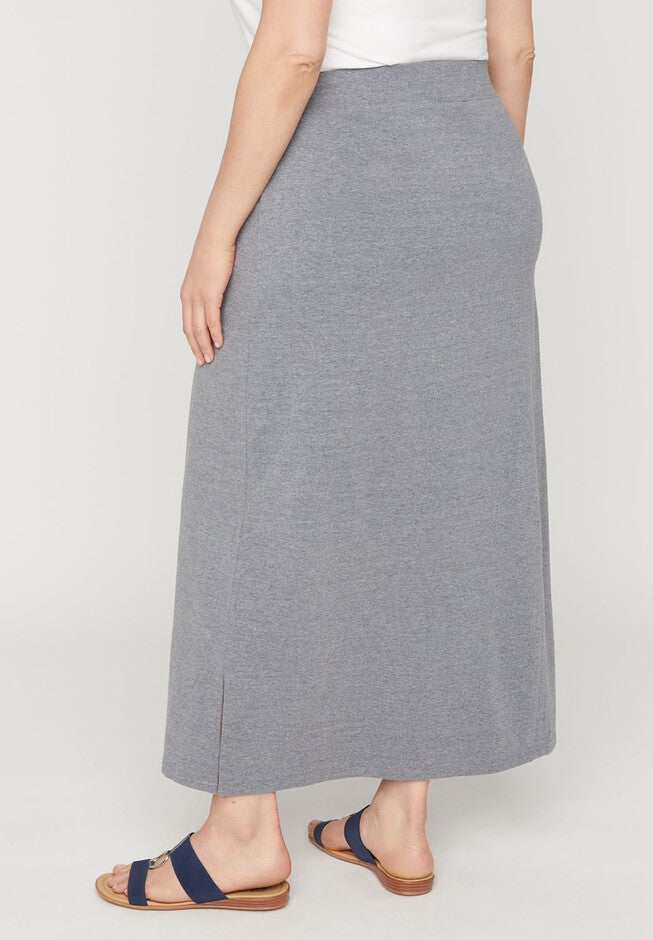 Suprema Maxi Skirt in Gray, , on-hover image number null