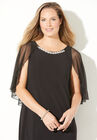 Beaded Shawl Dress, , alternate image number null