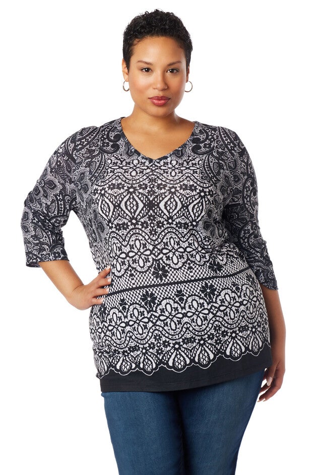 Night Music Top, BLACK, hi-res image number null