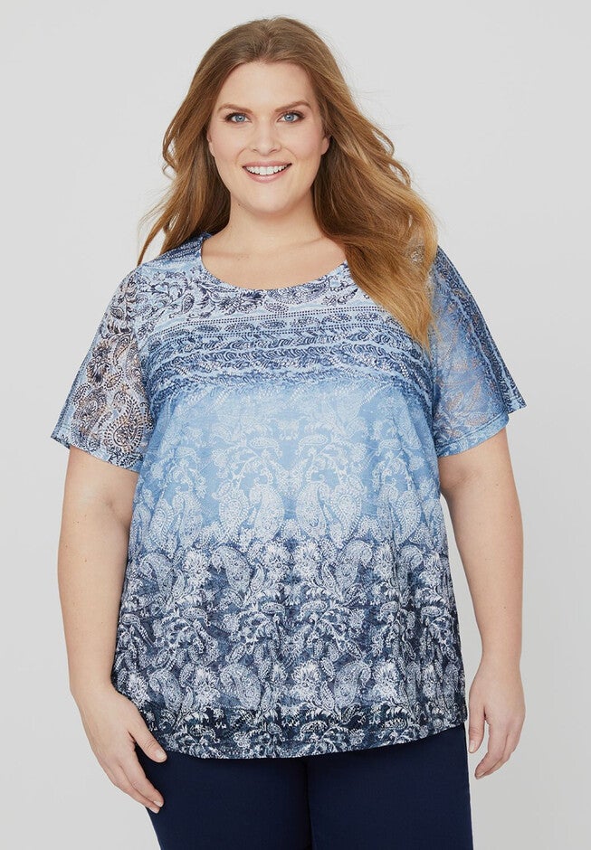 River's Edge Top, MARINER NAVY, hi-res image number 0