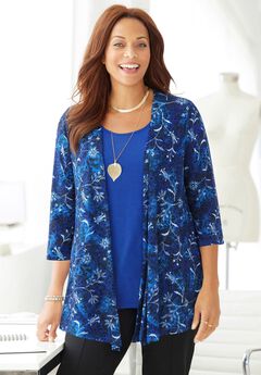 Cardigan and Tank One Piece Top