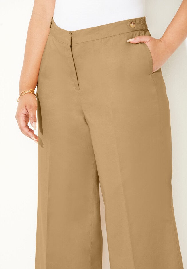 Liz&Me® Wide Leg Trouser, , alternate image number 3