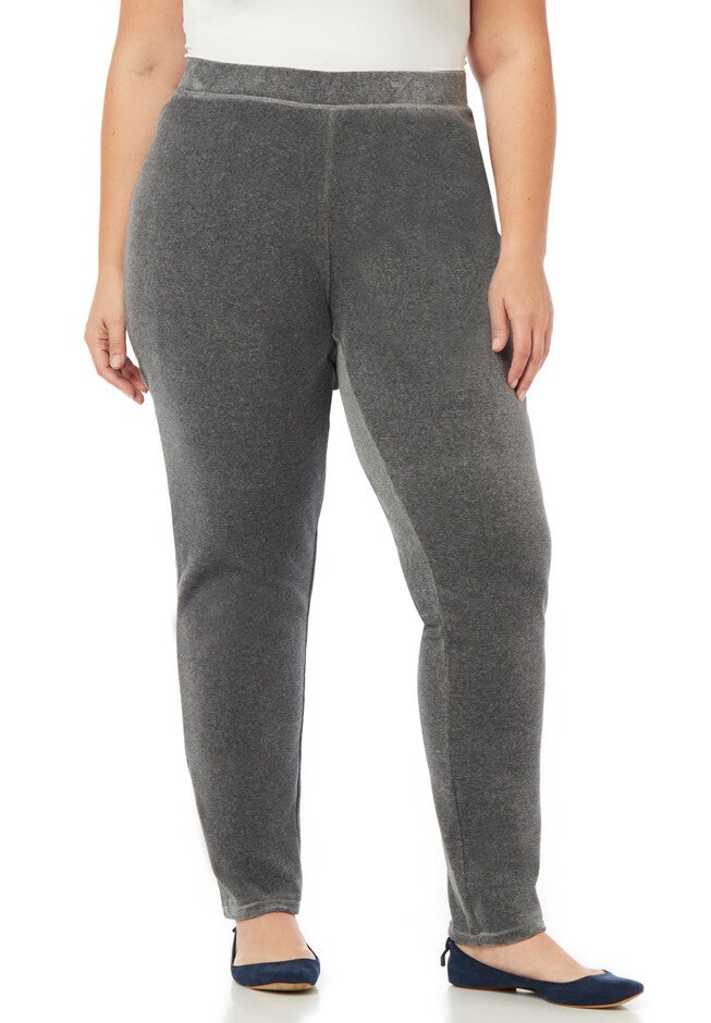 Cozy Velour Pant, HEATHER GREY, hi-res image number null