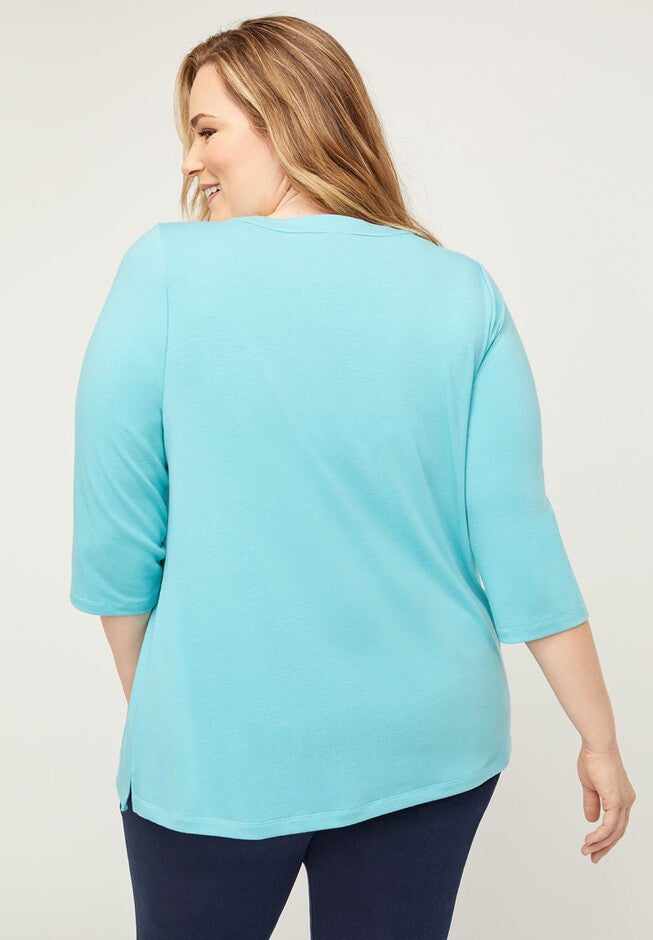 Harbor Tunic Top with Cutout, , on-hover image number null