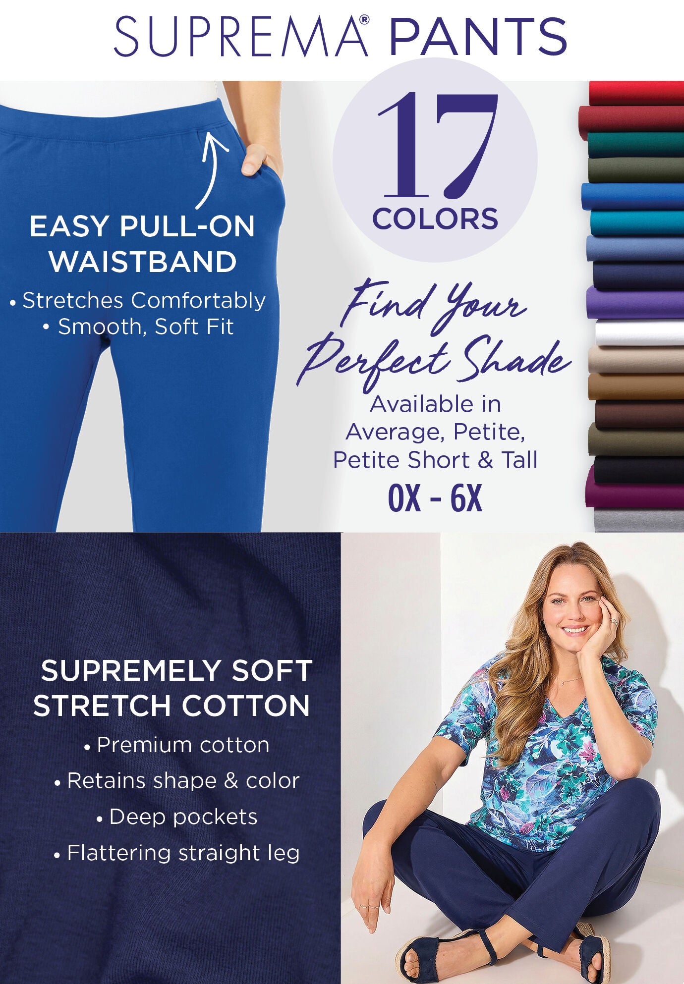 Suprema&reg; Pant, ROYAL NAVY, alternate image number 4