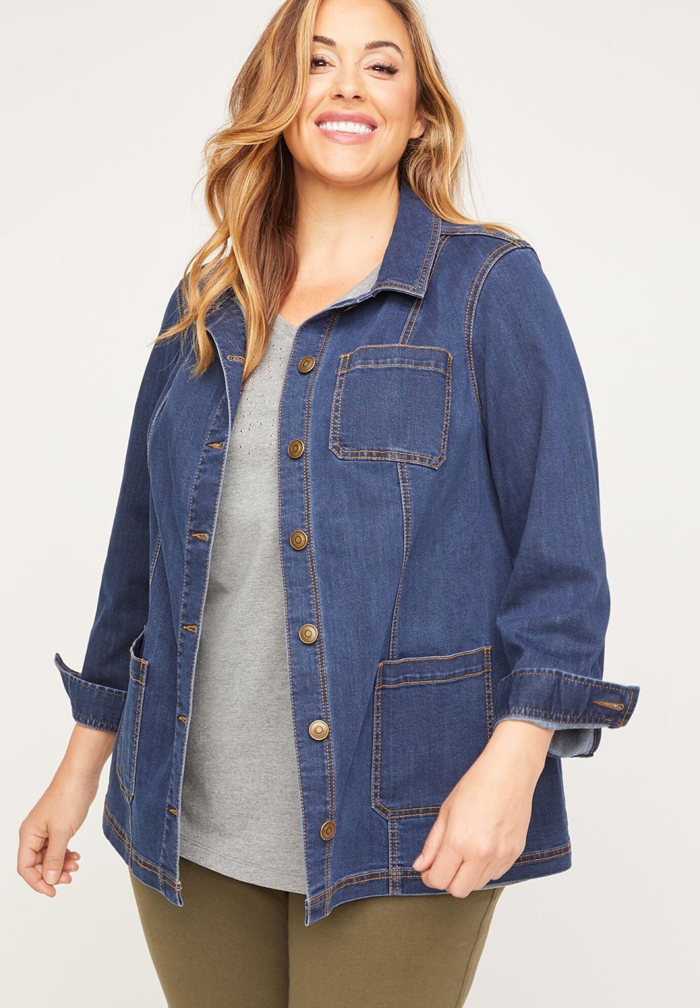 plus size barn jacket
