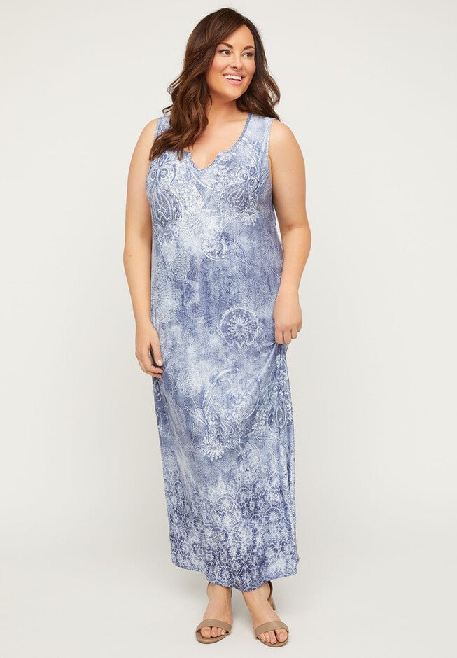 Artistic Sparkle Maxi Dress, MARINER NAVY, hi-res image number null