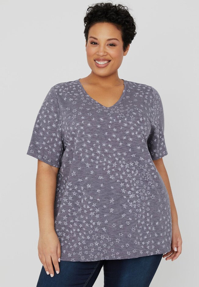 Starlit Night Tee, DARK GREY, hi-res image number null