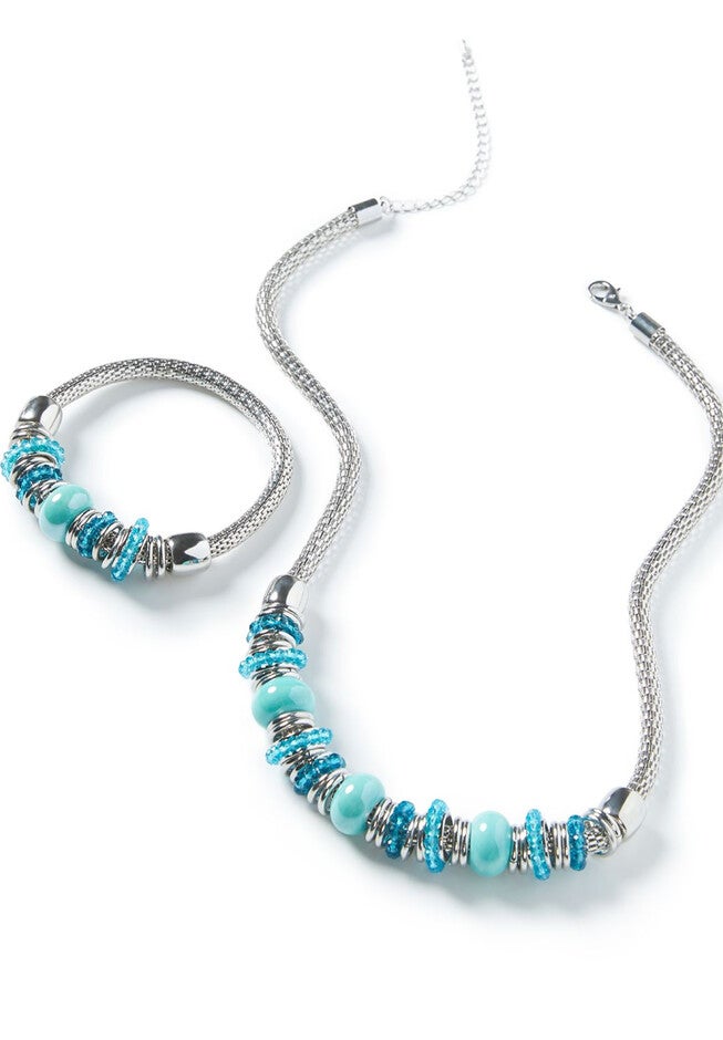 Turquoise Lagoon Necklace, AQUA SEA, hi-res image number null
