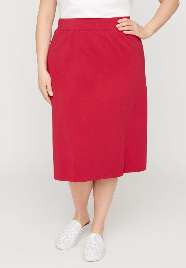 Suprema Midi Skirt, RED, hi-res image number null