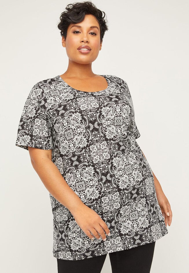 Hampton Bay Tee, BLACK MEDALLION, hi-res image number null