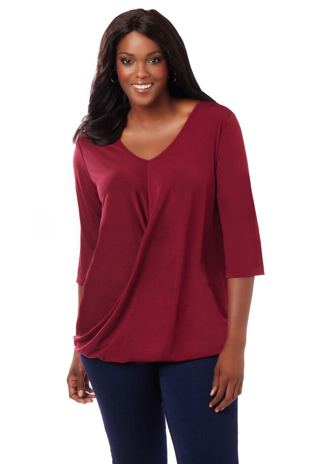 Crossover Top, SPICY SANGRIA, hi-res image number 0