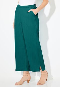 AnyWear Pucker Cotton Wide Leg Pant