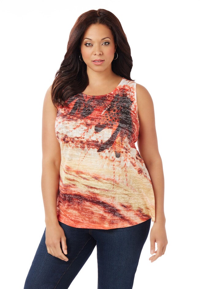 Artistry Tank, ORANGE, hi-res image number null