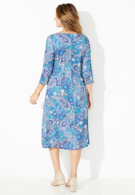 Strawbridge Fit & Flare Dress, , on-hover image number null