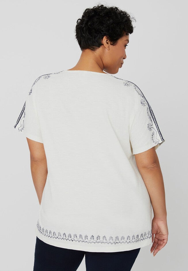 Embroidered Melody Top, , on-hover image number null