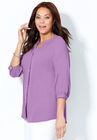 Pebbled Crepe Blouse, , alternate image number null