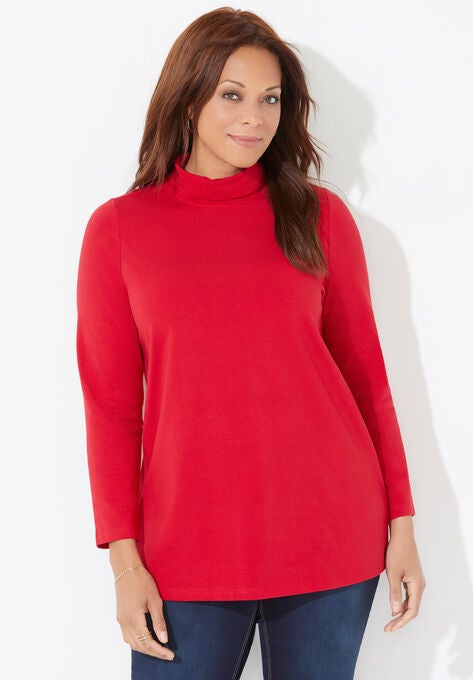 Suprema® Turtleneck, CLASSIC RED, hi-res image number null
