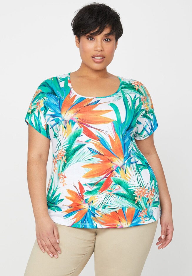 Birds of Paradise Top, PRINT, hi-res image number null