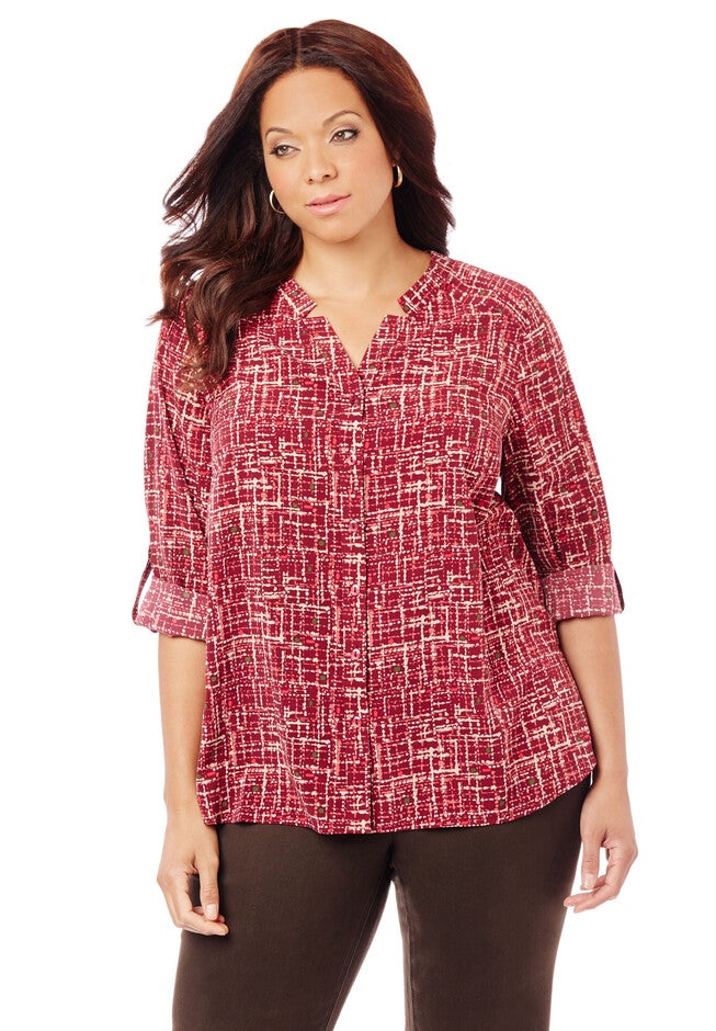 Sketchbook Blouse, SPICY SANGRIA, hi-res image number null