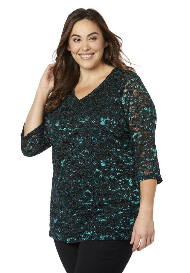 Lace Mirage Top, , hi-res image number null