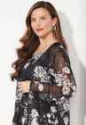 All A-Flutter Chiffon Jacket Dress, , alternate image number null
