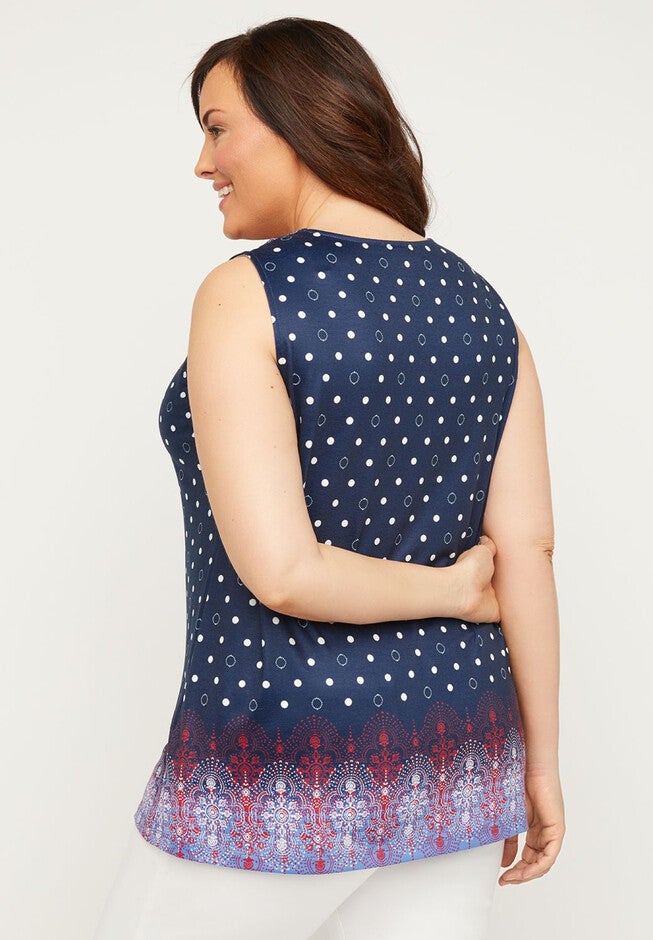 Night Sky Embroidered Tank, , on-hover image number null