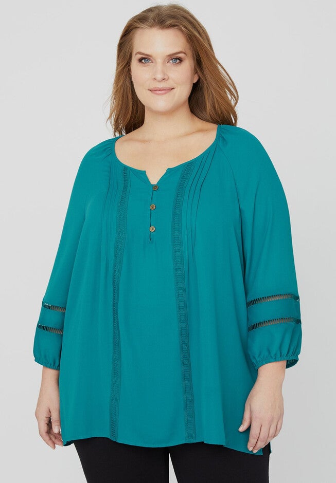 Globe Theatre Blouse, MALDIVES SHORE, hi-res image number null