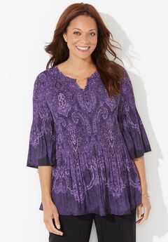 Affinity Chain Pleated Blouse