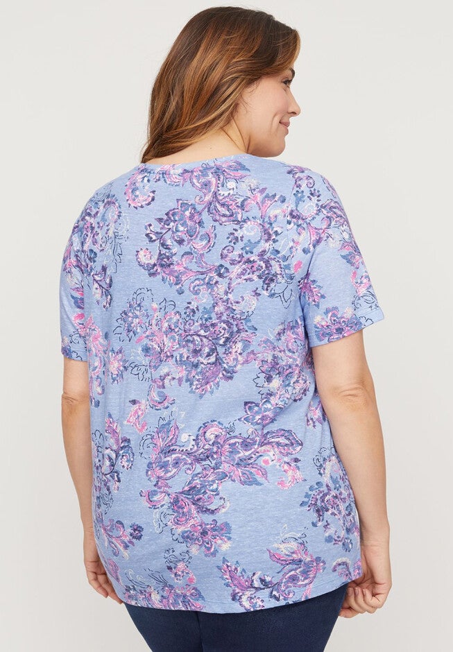 Paisley Horizon Short-Sleeve Tee, , on-hover image number null
