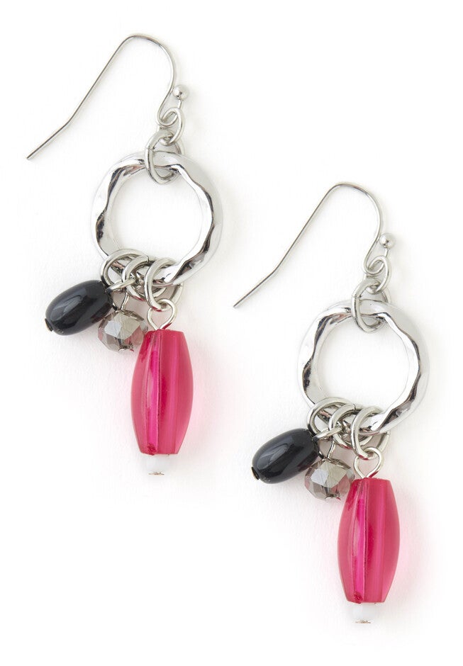 Spirited Earrings, PINK PEACOCK, hi-res image number null